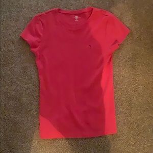 tommy hilfiger pink tee